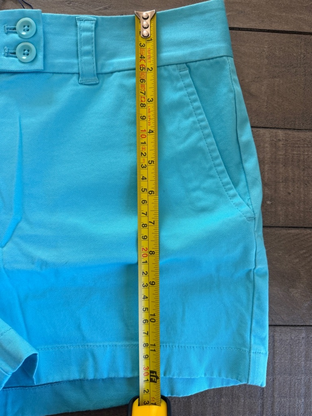 Vineyard Vine’s Women’s Dayboat Shorts Sid Cerulean Blue Size 8 - Picture 5 of 6